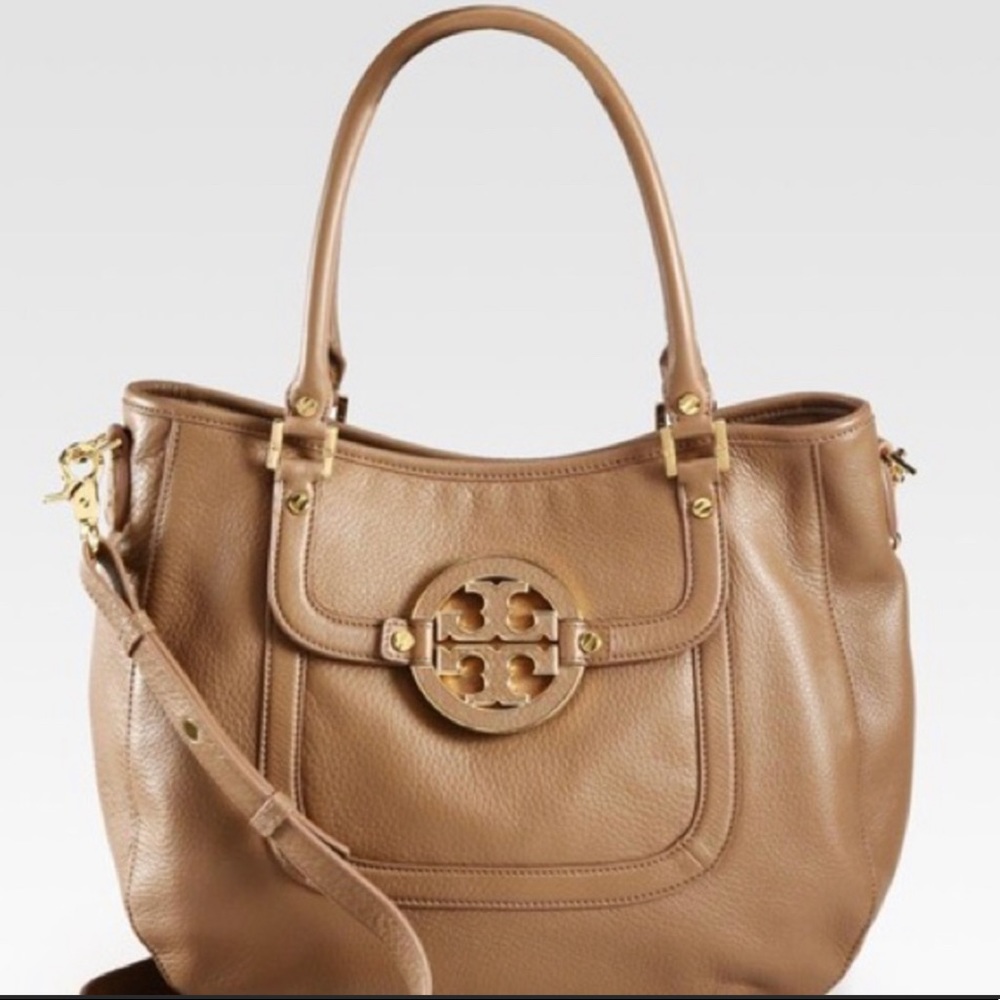 Tory Burch Tan Leather Crossbody Bag